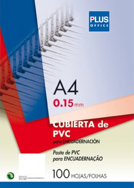 Cubierta A4 Transparente