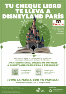 Sorteo de un viaje a Disneyland París con sólo canjear tu chequelibro.