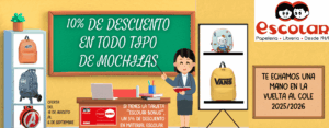 10% en mochilas