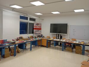 Feria del Libro en el IES Santa Catalina de Alejandría, de Jaén.